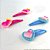 Presilhas para Cabelo Pequenas (Tic Tac) com Enfeite Coração Pink Azul 4 unid (2 pares) - Imagem 3