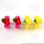 Elásticos para Cabelo Pequeno (Xuxinha/Rabicó) Tipo Meia com Frutas Cereja Pera 4 unid (2 pares) - Imagem 4