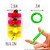 Elásticos para Cabelo Pequeno (Xuxinha/Rabicó) Tipo Meia com Frutas Cereja Pera 4 unid (2 pares) - Imagem 5