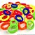 Elásticos para Cabelo Pequeno (Xuxinha/Rabicó) Tipo Meia Colorido Vibrante 40 unid + Bolsa Transparente - Imagem 3
