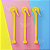 Kit 3 Removedores e Cortadores de Elásticos de Cabelo para Crianças / Tranças Amarelo - Imagem 1
