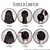Acessório Rosquinha Donut Para Fazer Coque Bailarina Cabelo 3 Tamanhos P M G Cor Castanho Marrom 4 unid - Imagem 5