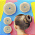 Acessório Rosquinha Donut Para Fazer Coque Bailarina Cabelo 3 Tamanhos P M G Cor Loiro Bege 4 unid - Imagem 1