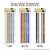 Hastes Flexíveis de Pelúcia Cabelo Maluco Artesanato Limpador Chenille Colorido Arco-íris 10 unid - Imagem 7