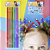 Kit Penteado Cabelo Maluco Infantil 10 Hastes Flexíveis de Pelúcia Colorido Arco-íris + 10 Olhos Móveis Autoadesivo - Imagem 1