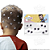 Kit Penteado Cabelo Maluco Infantil 10 Hastes Flexíveis de Pelúcia Cores Neutras + 10 Olhos Móveis Autoadesivo - Imagem 3