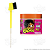 Kit Penteado Baby Hair 1 Pente Escova Baby Hair 3 em 1 Amarelo + 1 Gelatina Incolor Infantil Milena 500g - Imagem 2
