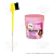 Kit Penteado Baby Hair 1 Pente Escova Baby Hair 3 em 1 Amarelo + 1 Gelatina Infantil SOS Cachos Kids Hidratação 400g - Imagem 2