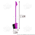 Kit Penteado Baby Hair 1 Pente Escova Baby Hair 3 em 1 Rosa + 1 Gelatina Infantil SOS Cachos Kids Hidratação 400g - Imagem 5