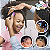 Kit Penteado Baby Hair 1 Pente Escova Baby Hair 3 em 1 Rosa + 1 Gelatina Infantil SOS Cachos Kids Hidratação 400g - Imagem 3