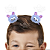 Kit 2 Monstrinhos Bolinha de Pelúcia Pequeno Presilha Cabelo Maluco Bichinho Olhos Grandes Fofo Engraçado Azul - Imagem 3