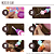 Máquina Aplicador de Miçangas de Cabelo Infantil Faça Você Mesmo Penteados Tererê Divertidos Personalizados Makebrinq - Imagem 6
