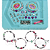 Kit Berloques Infantil Faça Você Mesmo Braceletes Pulseiras Colar Acessórios Bijuterias Luxuosas Divertidas Makebrinq - Imagem 2