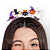 Presilhas Cabelo Maluco Halloween Aplique Emborrachado Bico de Pato Menina Menino Acessório Infantil 5 Unid - Imagem 2