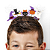 Presilhas Cabelo Maluco Halloween Aplique Emborrachado Bico de Pato Menina Menino Acessório Infantil 5 Unid - Imagem 4