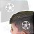Stencil Capilar Molde Desenho Pintura Cabelo Maluco Vários Modelos 1 unid - Imagem 6