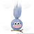 Monstrinho Bolinha Cabeluda Trolls Presilha Cabelo Maluco Olhos e Boca Grandes Fofo Engraçado Pequeno Várias Cores - Imagem 7