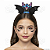 Arco Tiara Infantil Stitch Vampiro com Asas de Morcego Preto em EVA com Glitter Halloween Confortável 1 Unid - Imagem 2