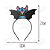 Arco Tiara Infantil Stitch Vampiro com Asas de Morcego Preto em EVA com Glitter Halloween Confortável 1 Unid - Imagem 4