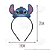 Arco Tiara Infantil Stitch em EVA Cabelo Maluco Festa Fantasia Aniversário Unissex Confortável Azul 1 Unid - Imagem 5