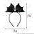 Arco Tiara Infantil Laço de Morcego em EVA com Glitter Halloween Confortável Preto 1 Unid - Imagem 4