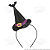 Arco Tiara Infantil Chapéu de Bruxa 3D em EVA com Glitter Halloween Confortável Preto 1 Unid - Imagem 3