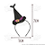 Arco Tiara Infantil Chapéu de Bruxa 3D em EVA com Glitter Halloween Confortável Preto 1 Unid - Imagem 4