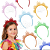 Arco Tiara Infantil de Carnaval Raios de Sol Resistente Confortável Festa Fantasia Diversas Cores 1 unid - Imagem 2