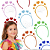 Arco Tiara Infantil de Carnaval Corações Resistente Confortável Festa Fantasia Diversas Cores 1 unid - Imagem 2
