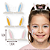 Presilha Infantil Orelhinha de Coelho Páscoa Fantasia Cabelo Maluco Fofo Engraçado 1 par - Imagem 4