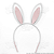 Arco Tirara Infantil Orelhinha de Coelho Páscoa Fantasia Cabelo Maluco Fofo Engraçado - Imagem 7