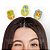 Presilhas Cabelo Maluco Dinossauro Baby Aplique EVA Bico de Pato Menino Menina Infantil 3 Unid - Imagem 3