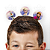 Presilhas Cabelo Maluco Frozen Disney Elsa Anna Olaf Aplique EVA Bico de Pato Menina Menino Infantil 3 Unid - Imagem 3