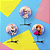 Presilhas Cabelo Maluco Frozen Disney Elsa Anna Olaf Aplique EVA Bico de Pato Menina Menino Infantil 3 Unid - Imagem 1