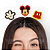 Presilhas Cabelo Maluco Mickey Disney Aplique EVA Bico de Pato Menino Menina Infantil 3 Unid - Imagem 3
