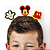 Presilhas Cabelo Maluco Mickey Disney Aplique EVA Bico de Pato Menino Menina Infantil 3 Unid - Imagem 2