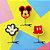 Presilhas Cabelo Maluco Mickey Disney Aplique EVA Bico de Pato Menino Menina Infantil 3 Unid - Imagem 1