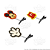 Presilhas Cabelo Maluco Mickey Disney Aplique EVA Bico de Pato Menino Menina Infantil 3 Unid - Imagem 4