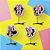 Presilhas Cabelo Maluco Minnie Rosa Disney Aplique EVA Bico de Pato Menino Menina Infantil 4 Unid - Imagem 1