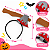 Arco Tiara Infantil Machado na Cabeça em EVA com Glitter Halloween Confortável 1 Unid - Imagem 4