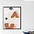 Quadro Decorativo Escandinavo Elementos Abstratos - Imagem 1