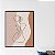 Quadro Decorativo Escandinavo Linha de Mulher e Curvas - Imagem 1
