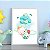 Quadro Decorativo Infantil Bebe e os Balões - Imagem 1