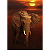 Quadro Decorativo Animais Trio Elefante - Imagem 2