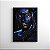 Quadro Decorativo Artístico Mulher Azul e Dourado - Imagem 1
