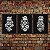 Quadro Decorativo Barbearia Trio Black White - Imagem 1