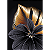 Quadro Decorativo Floral Trio Folhas Gold - Imagem 2