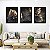 Quadro Decorativo Floral Trio Folhas Gold - Imagem 1
