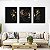 Quadro Decorativo Floral Trio Gold - Imagem 1