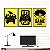 Quadro Decorativo Geek Trio Gamer Yellow - Imagem 1
